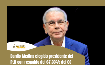 Danilo Medina elegido presidente del PLD con el respaldo del 67,33% del CC.