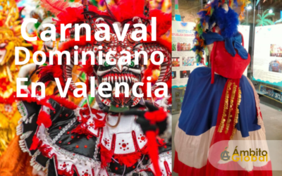 La cultura dominicana presente en el Carnaval de Ruzafa con una exposición de trajes típicos