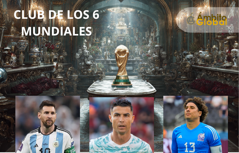Messi, Cristiano y Ochoa entran al exclusivo club de los seis Mundiales: una hazaña que marca el final de una era
